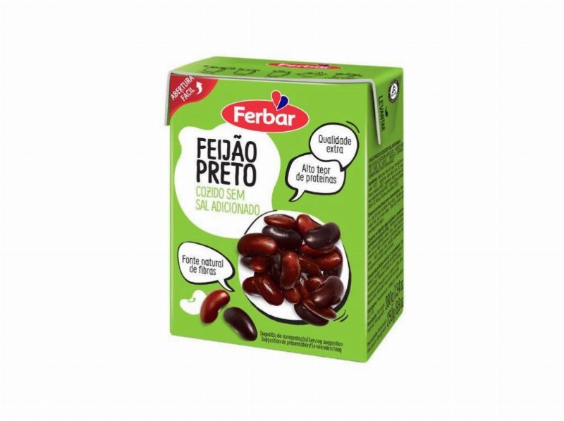Feijão Preto Ferbar Tetra 380 g