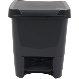 Balde Do Lixo Com Pedal 9 l Preto Kasa