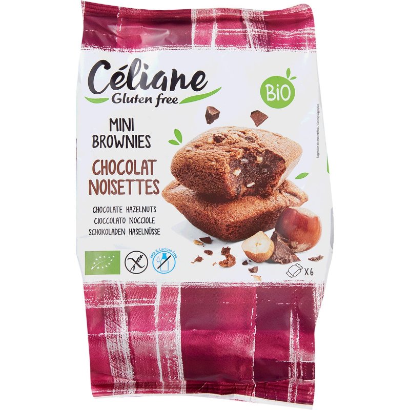 Mini Brownies De Chocolate E Aveia Sem Glúten 170 g