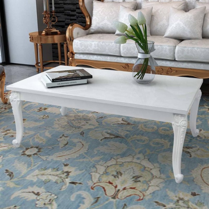 Hkh Mesa De Centro Brilhante - Branco