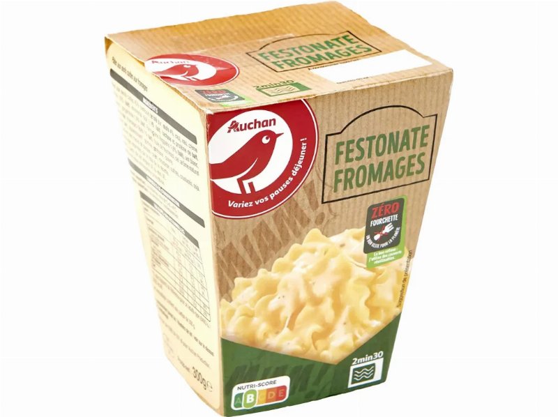 Fusilli Auchan 4 Queijos Box 300 g