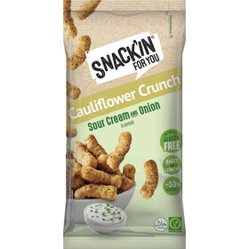 Snack Cauliflower Crunch Sour Cream E Cebola Snack'in 80 gr