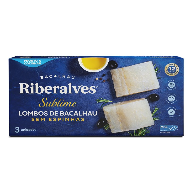 Lombos De Bacalhau Sem Espinhas Sublime 450 g