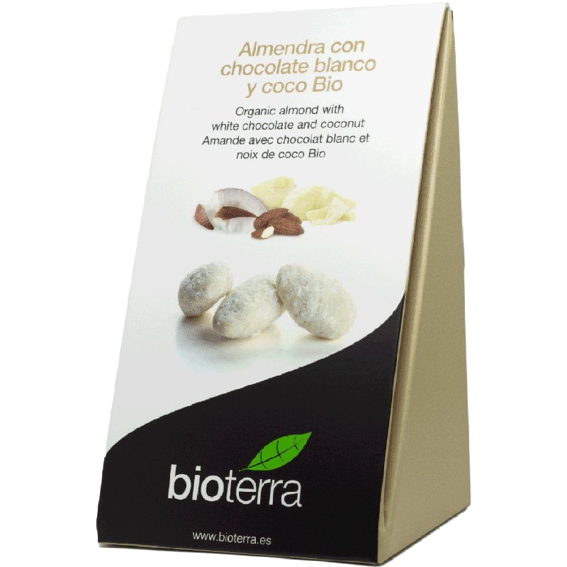 Amêndoas Com Chocolate Branco E Coco Bio 100 g