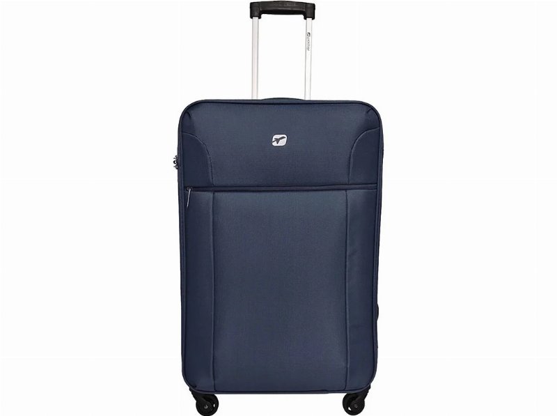 Mala De Viagem Média Flexível Airport Cinzento 4 Rodas 65X40X23Cm