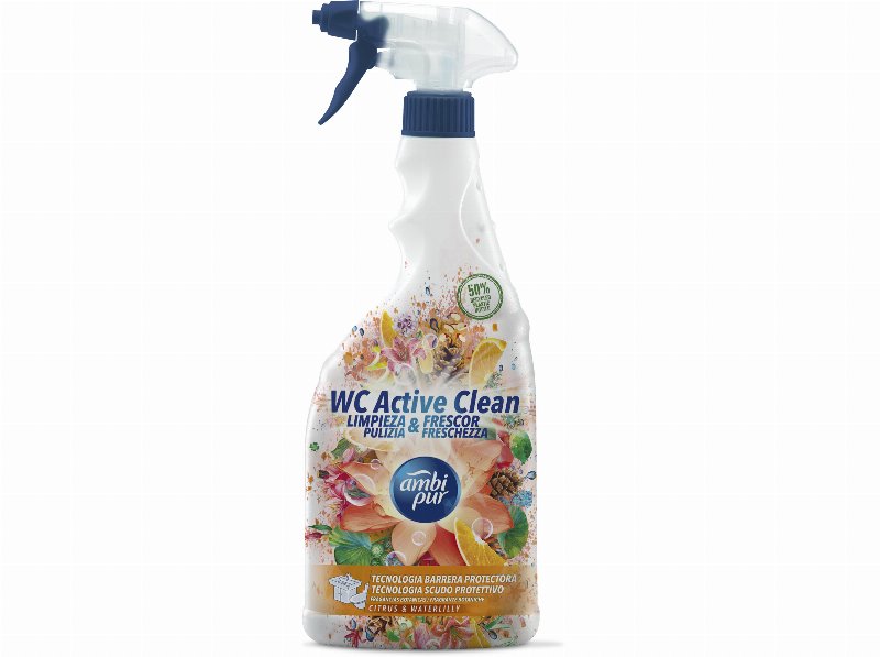 Limpeza Casa Banho Ambipur Spray Citrus&Waterlily 750 ml