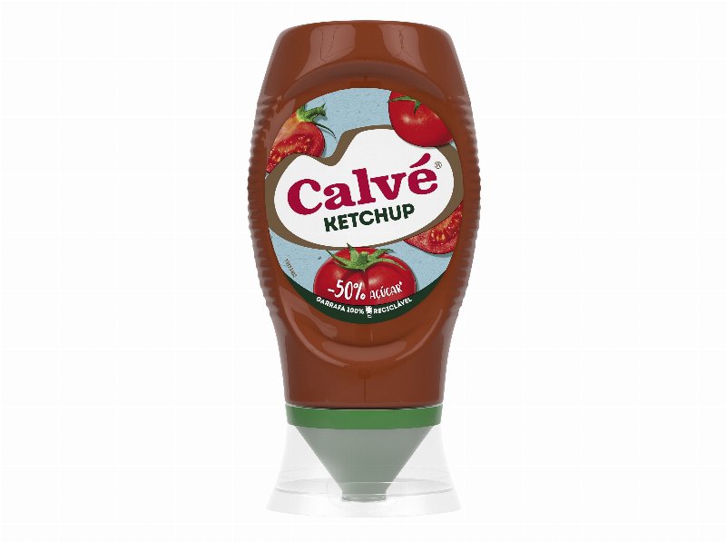 Ketchup Calvé Top Down Menos Açúcar 268 g