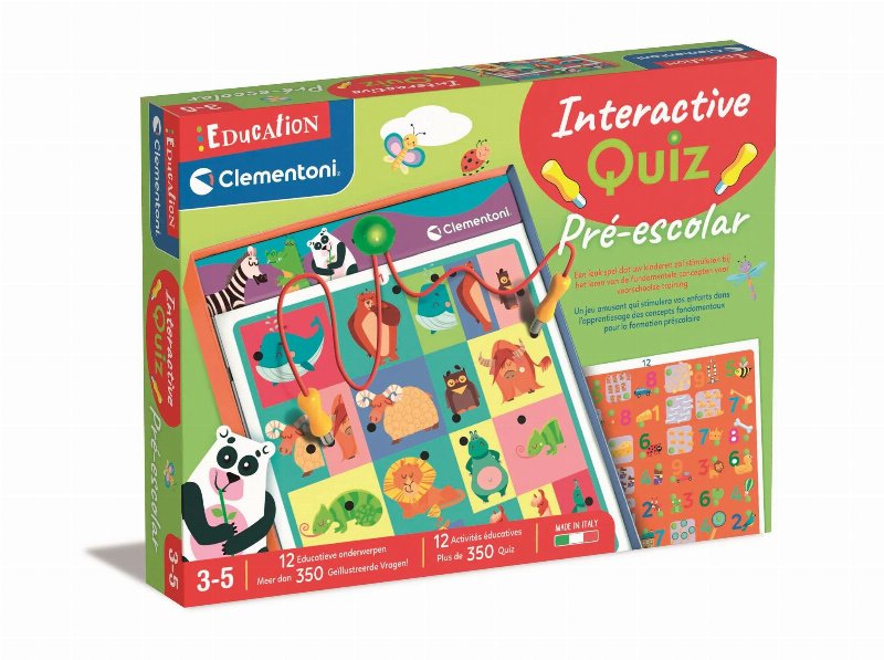 Jogo Interativo Quiz Clementoni Pré-Escolar