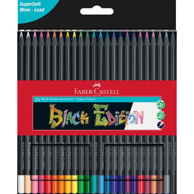 Lápis De Cor Black Edition Faber-Castell 24 Un