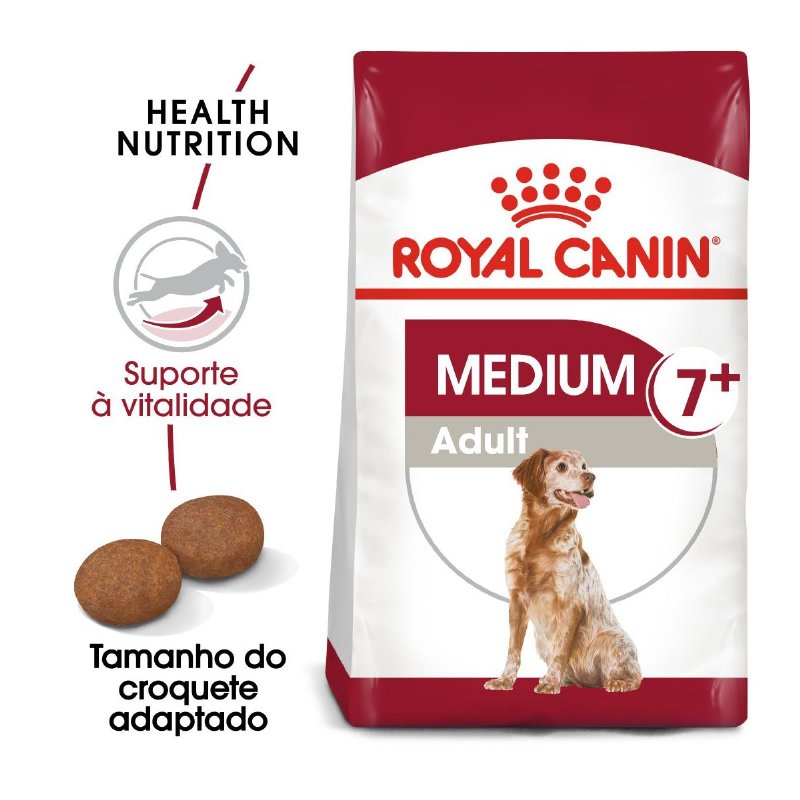 Ração Para Cão Médio Adulto + 7 Anos 4 kg