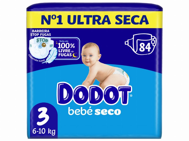 Fraldas Dodot Bebé Seco T3 6-10 kg 84Un