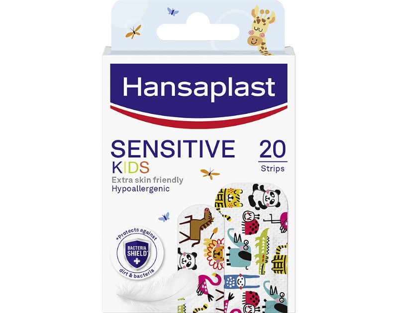 Pensos Hansaplast Kids Sensitive 20Un Dm