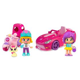 Pinypon - Figura Com Carro Ou Mota Let's Go! (Vários Modelos)