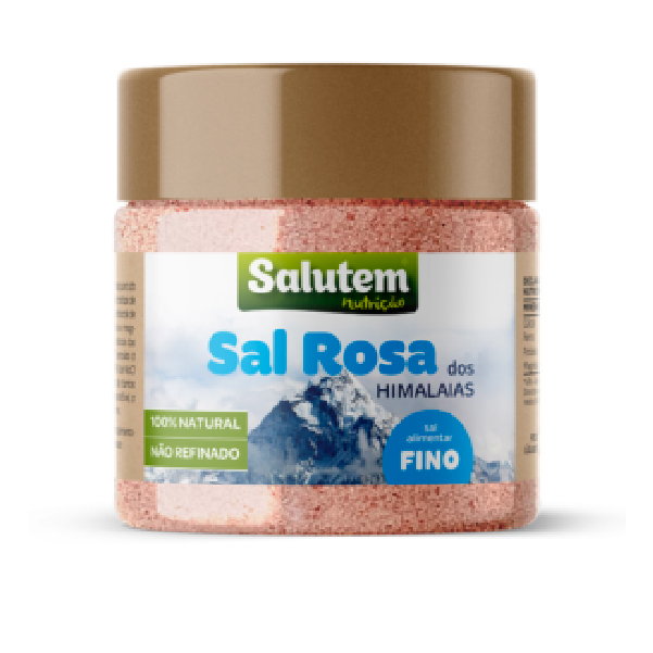 Sal Rosa Dos Himalaias Fino 240 g Salutem