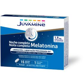 Melatonina Comprimidos De Dupla Capa Juvamine 15 Un