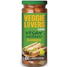 Salsichas Veggie Lovers Frasco 5 Un Izidoro 680 gr (Peso Escorrido 220 gr)