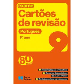 Cartões De Revisão - Livro Português - 9.º Ano