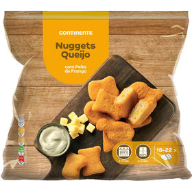 Nuggets De Frango E Queijo Continente 500 gr (18-22 Un)