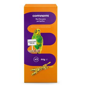 Comida Para Periquito Barrita Mel Continente 2 X 60 g
