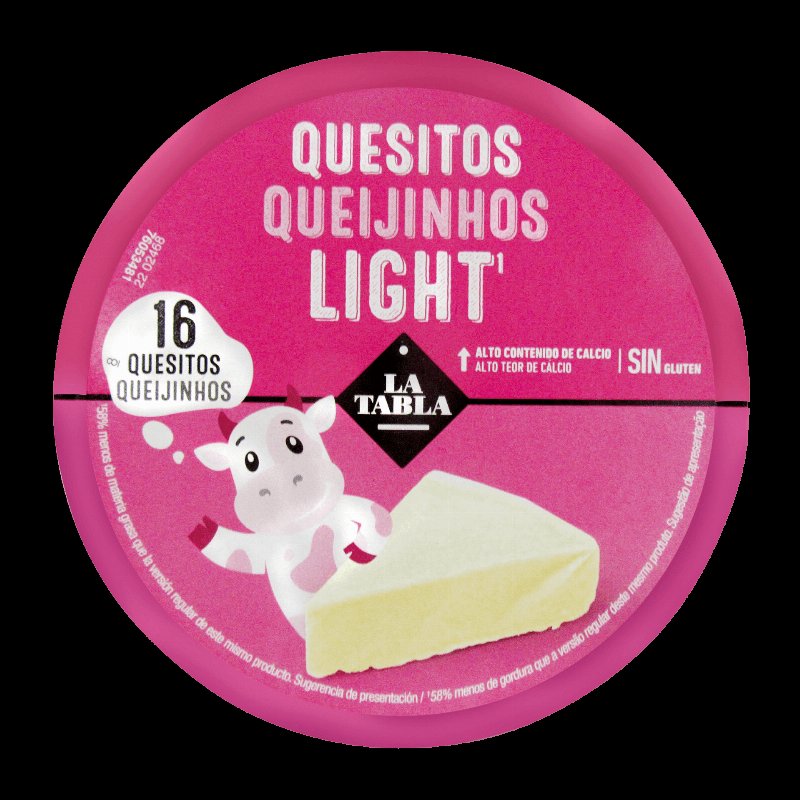 Queijo Fundido Em Porções Light Embalagem De 16 Porções