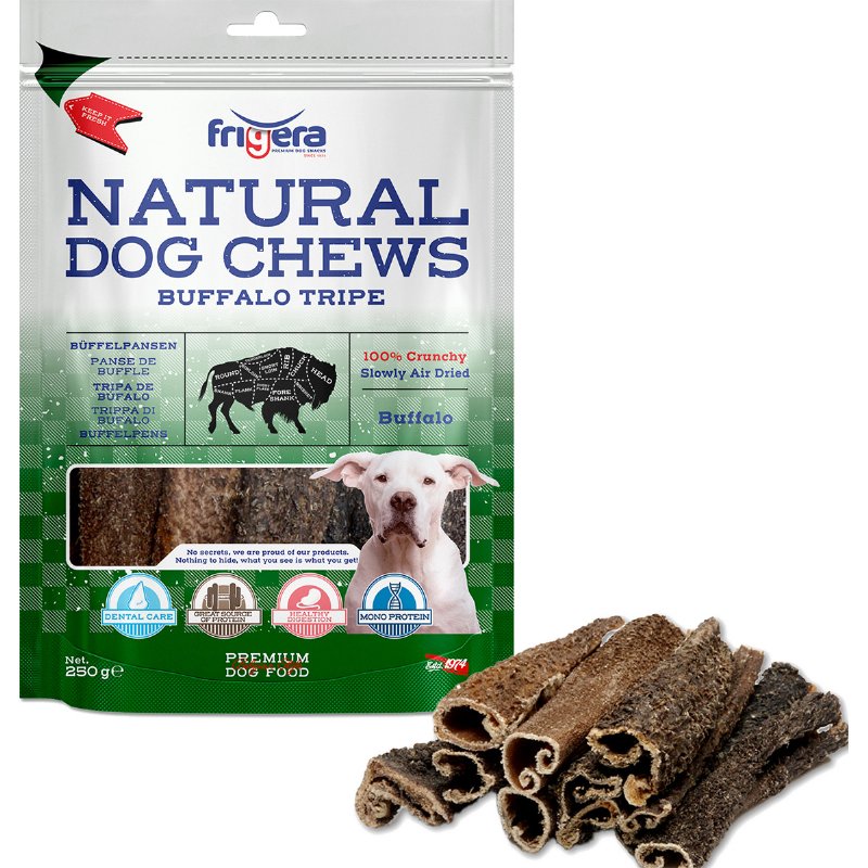 Snack Natural Para Cão Tripa De Búfalo 250 g