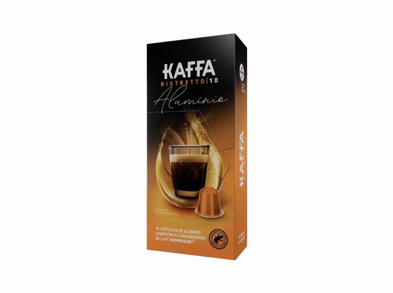 Cápsulas Kaffa Compatível Nespresso Café Ristretto Intensidade 10 10Un
