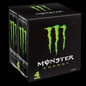 Bebida Energética Em Lata Green Monster 4 X 50 cl
