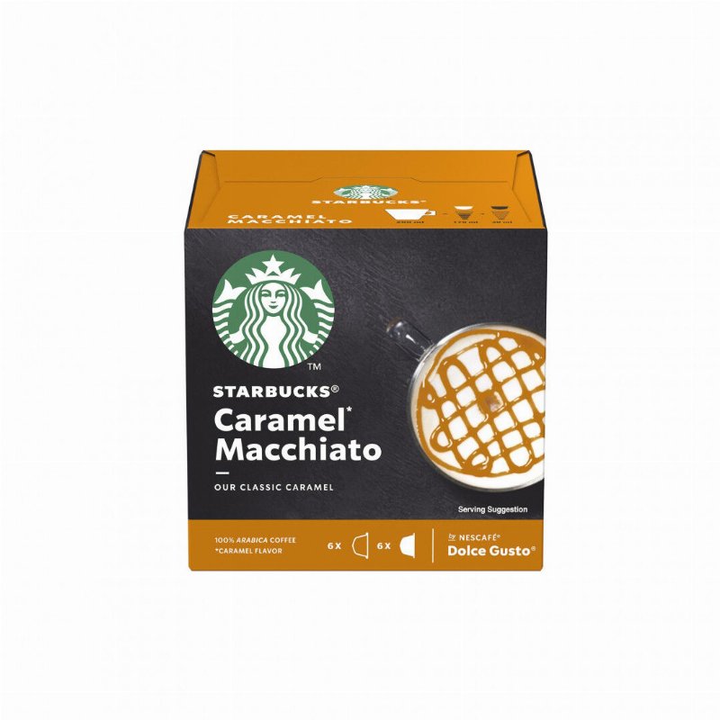 Cápsulas De Café Dolce Gusto Caramel Macchiato Starbucks 12Un