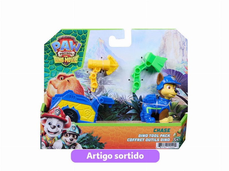 Figuras Dino Patrulha Pata Tool Pack Modelos Sortidos