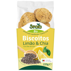 Biscoitos Limão E Chia Seara 220 gr