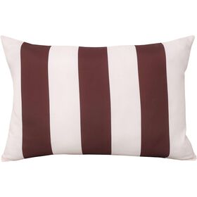 Almofada 40X60Cm Riscas Castanhas Kasa