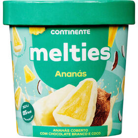 Melties De Ananás Coberto De Chocolate Branco E Coco Continente 150 gr