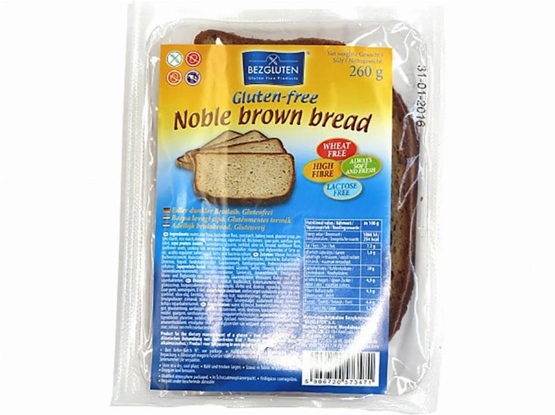 Pão Bezgluten Forma Escuro Sem Glúten 260 g