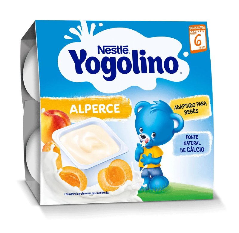 Sobremesa Láctea Nestlé Yogolino Alperce 4X100 g