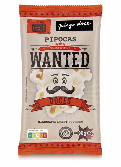 Pipocas Doces Para Micro-Ondas Pingo Doce 0.09Kg