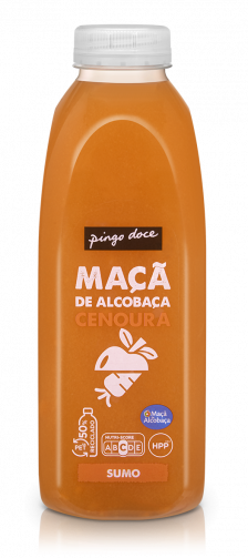Sumo Natural De Maçã E Cenoura Pingo Doce 0.75L