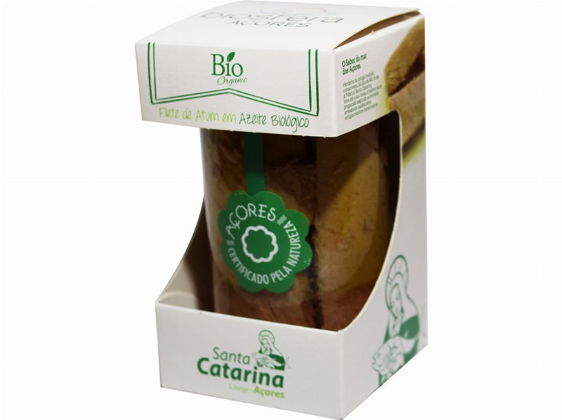 Filete Santa Catarina Atum Frasco Azeite Bio 250 g