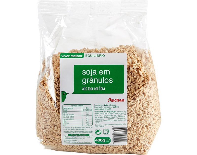 Soja Auchan Equilíbrio Em Grânulos 400 g