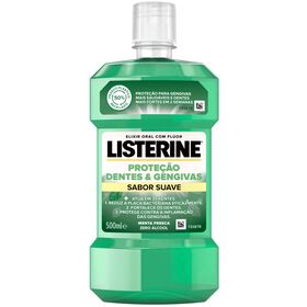 Elixir Bucal Suave Dentes E Gengivas Listerine 500 ml