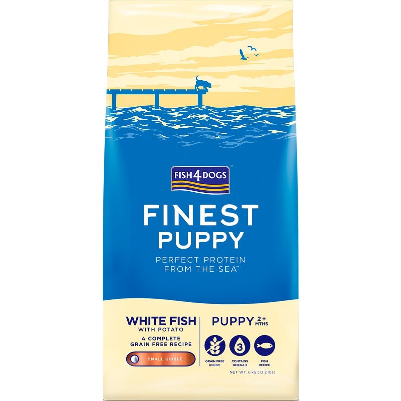 Ração Para Cão Finest Puppy Sabor Peixe Branco 6 kg