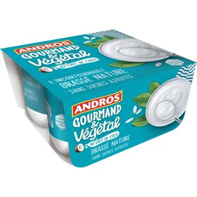 Vegegurte Base De Coco Natural Andros    400 gr (4 Un)