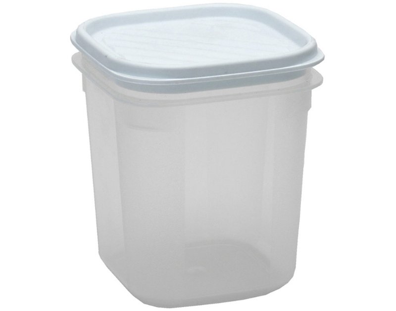 Caixa Hermética Quadrada Com Tampa Tatay Branco 0.7 l