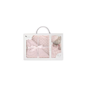 Manta E Doudou Rosa Interbaby