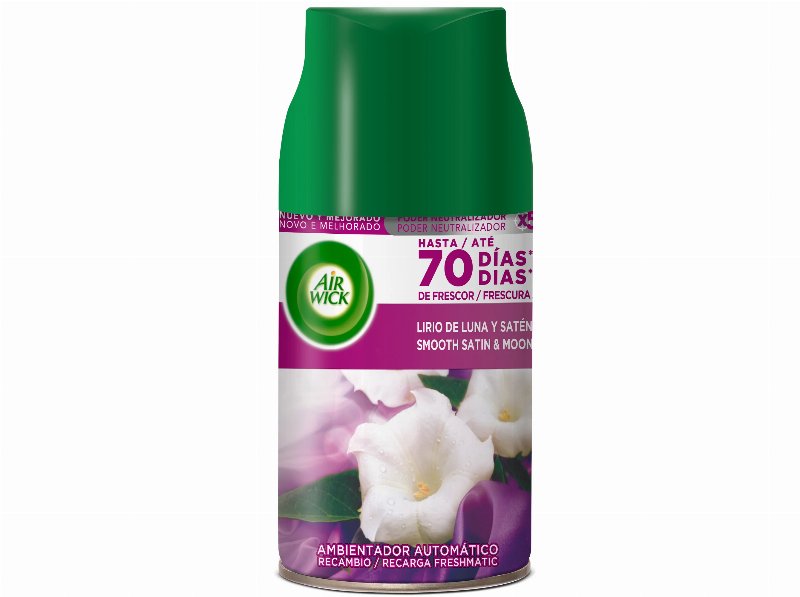 Ambientador Air Wick Recarga Freshmatic Satin&Moon 250 ml