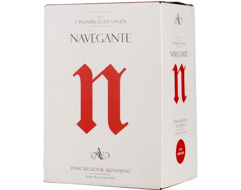 Vinho Tinto Navegante Alentejo Bag In Box 5 l