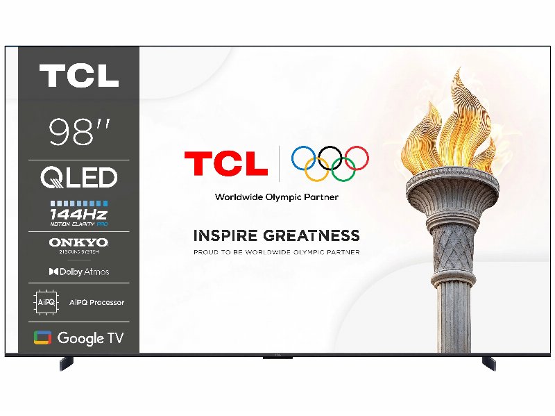Tv Qled Tcl 98P8K 98" 4K Smt Google Tv