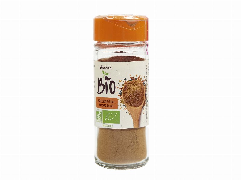 Canela Auchan Bio Moída Frasco 27 g