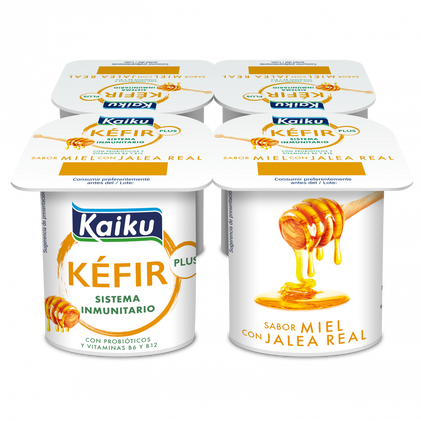 Kéfir Com Mel Pack 4 Kaiku 0.5Kg
