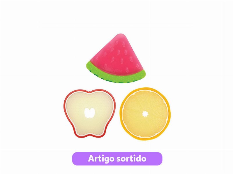 Mordedor Silicone Nuby Frutas 3M+ Modelos Sortidos