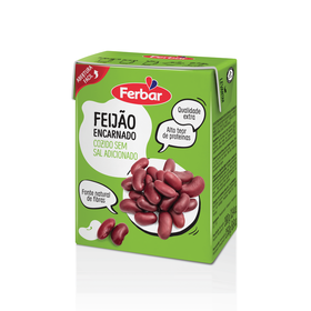 Feijão Encarnado Cozido Ferbar 380 gr